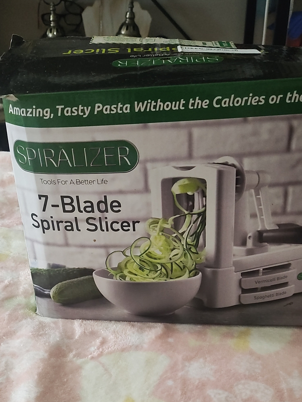 7-Blade Spiral Slicer — White